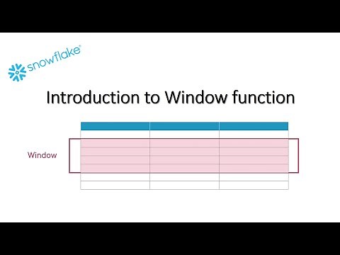 Introduction to Window function | Snowflake