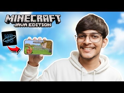 Playing MINECRAFT JAVA EDITION on Mobile 😱
