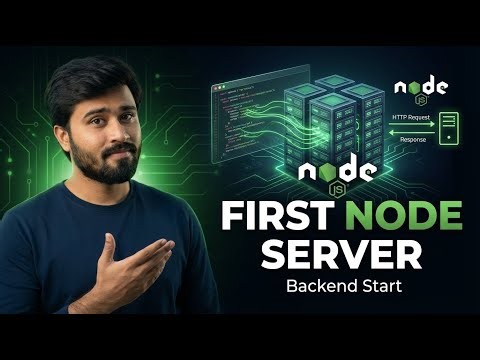 5- Create Your First Node.js Server | Beginner-Friendly Tutorial