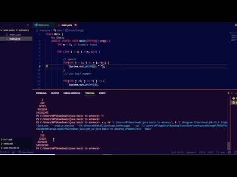 ASMR Programming - Palindromic Pattern - No Talking