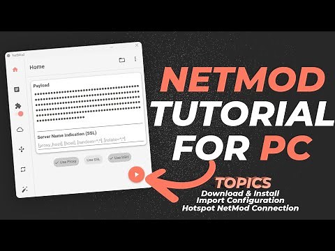 NetMod Tutorial for PC: Hotspot, Download, Install and Import configuration