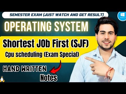 Shortest Job First (SJF) CPU Scheduling Algorithm | Complete Explanation with Examples | codehacker