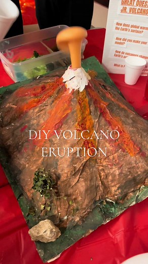 DIY Volcano Eruption Science Project