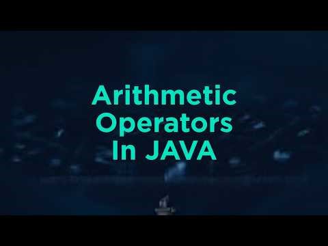 Arithmetic Operators in JAVA