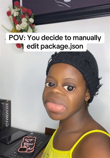 Manual Edits to package.json in JavaScript Projects
