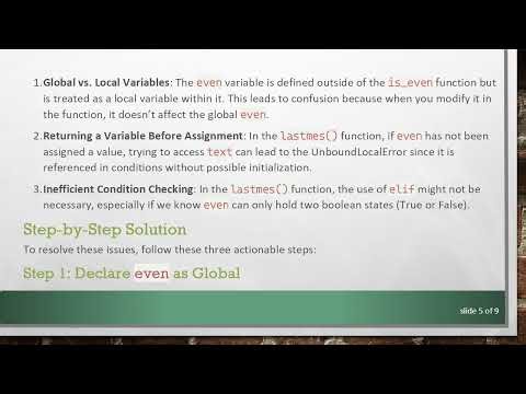 Fixing the UnboundLocalError: A Guide for Python Programmers