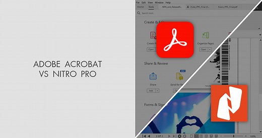 Adobe Acrobat vs Nitro Pro Comparison 2026