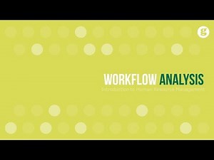 Workflow Analysis