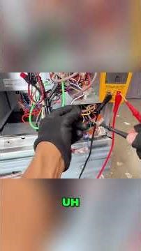 Thermostat and Unit Troubleshooting: 24V Test #shorts