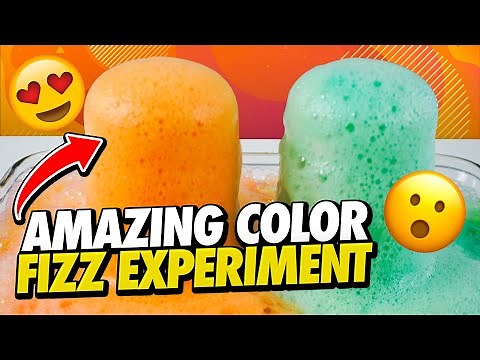 Color Explosion Experiment using Baking Soda and Vinegar | Explosive Experiment at Home
