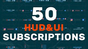 50 HUD UI Subscriptions