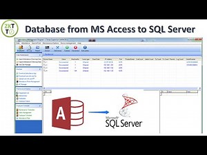 ZKTime 5.0 - Convert Database from MS Access to SQL Server with all the data