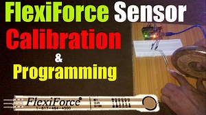 Flexiforce pressure sensor or force sensitive resistor with Arduino