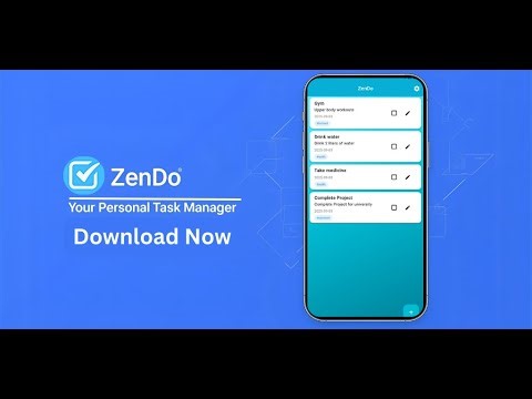 ZenDo v1.1.0 - Flutter Task Manager App RELEASE