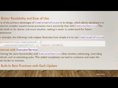 CompletableFuture vs ExecutorService: Understanding the Key Differences and Advantages