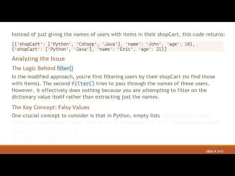 Understanding the filter and map Functions in Python: A Deeper Dive into List Comprehension