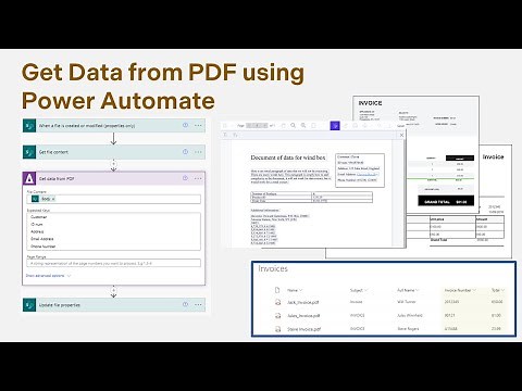 Get Data from PDF using Power Automate