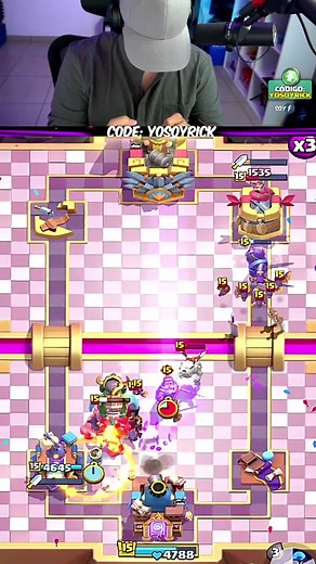 Mega Push vs MEGACABALLERO in Clash Royale! #Shorts