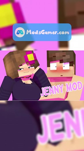 Minecraft Jenny Mod || How to be with Jenny all the time || minecraftmods #Minecraft #mods #ModsGamer #Game #minecraftmods #jenny #jennymod🥵