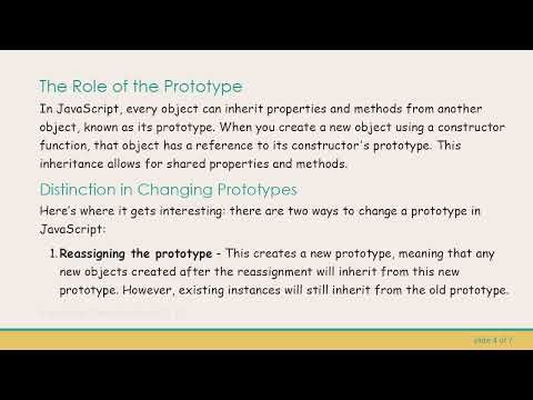 Understanding Why the prototype Object Does Not Change in JavaScript