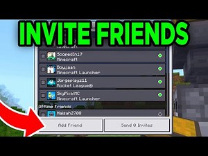 How To Invite Friends To Your Minecraft World! - Full Guide