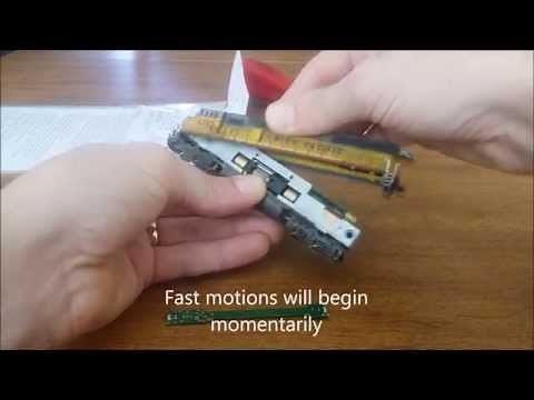 N scale Atlas SD60M Decoder Install