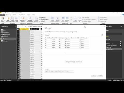 Power BI - Merge queries