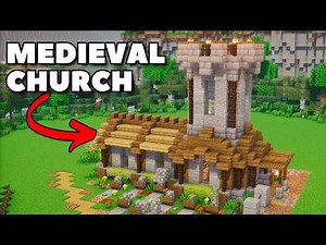 Minecraft: EASY Church Tutorial (how to build 1.21)