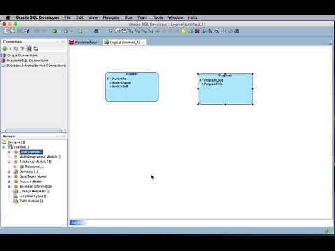 Using SQL Developer for Database Design