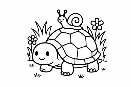 Turtle Coloring Pages - Free Printable Turtle Coloring Sheets