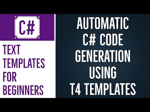 C# Code Generation Using T4 Templates