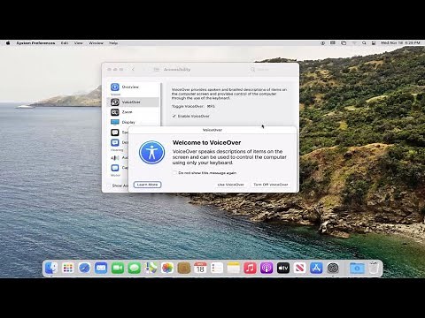 How To Enable Voiceover Screen Narration on macOS [Tutorial]