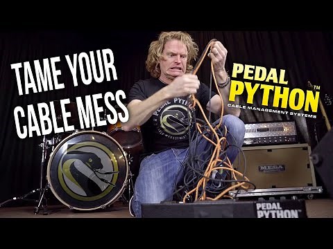 PEDAL PYTHON™ The World's BEST Cable Management System for MUSICIANS