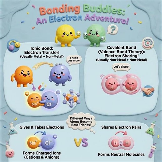 Ionic bonds vs Valance bonds