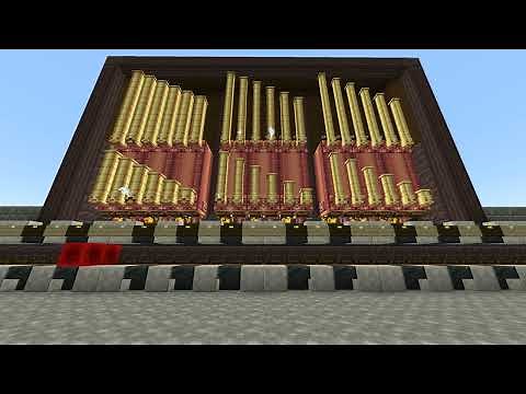 Bad Apple - Minecraft Pipe Organ [Create Mod]