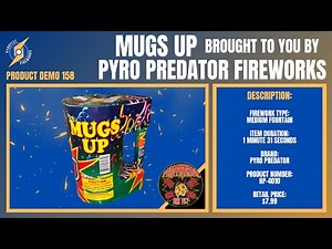 Mugs Up Fountain by Pyro Predator Fireworks