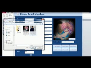Adding Browse Button and Image Control in MS ACCESS Windows Form
