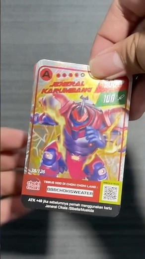 Boboiboy choki choki card brewek from official pack 1