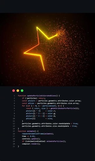 INSANE Star Breaking Animation Using JavaScript!