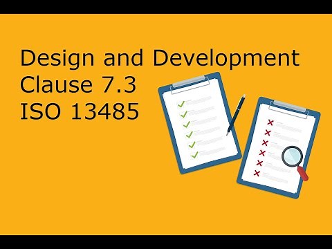Understanding Quality Management Systems - ISO 13485 - Clause 7.3 - Design & Development