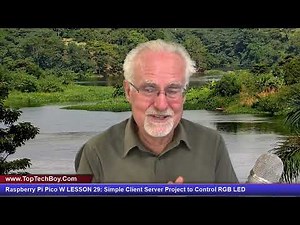 Raspberry Pi Pico W LESSON 29: Simple Client Server Project to Control RGB LED