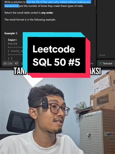 Ngerjain Leetcode SQL 50 Part 5 untuk Programmer