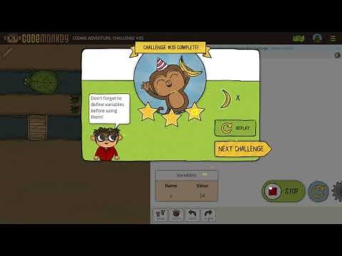 code monkey level 31 - 40