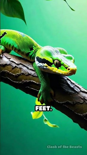 Green Tree Python vs. Emerald Tree Boa Showdown