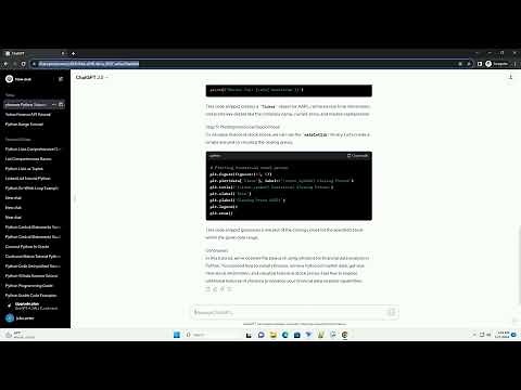 how to use yfinance python