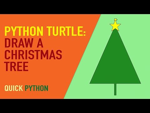 How to Draw a Christmas Tree Using Python Turtle
