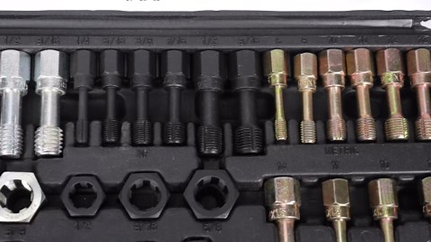 Thread Chaser Set Metric and Standard 49PCS Rethreading Tool Kit Automotive UNC UNF Metric Thread Repair Kit Bolt Thread Cleaner Tool Thread Chaser Kit SAE and Metric Thread Files Set Tap and Die Set