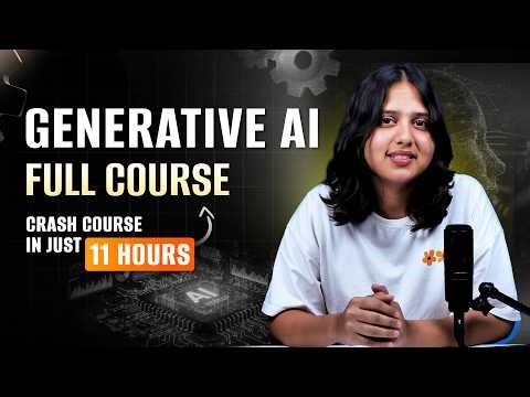 Learn Generative AI Full Course Free | Gen AI Crash Course 2026 | Intellipaat