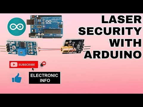 Laser security system using with arduino