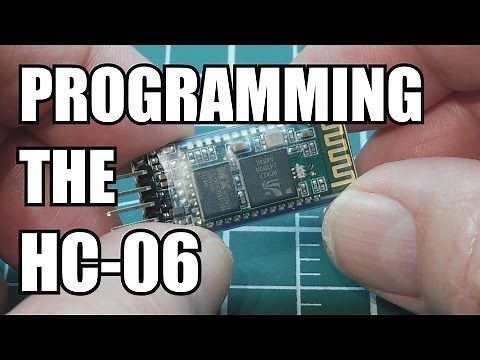 How to program the HC-06 Bluetooth module